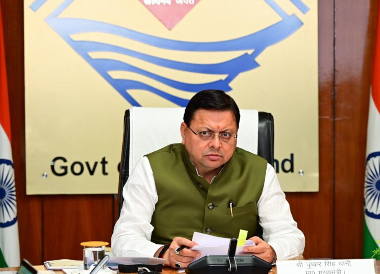 मुख्यमंत्री पुष्कर सिंह धामी ने किया श्री कुंजापुरी पर्यटन एवं विकास मेले का शुभारंभ।